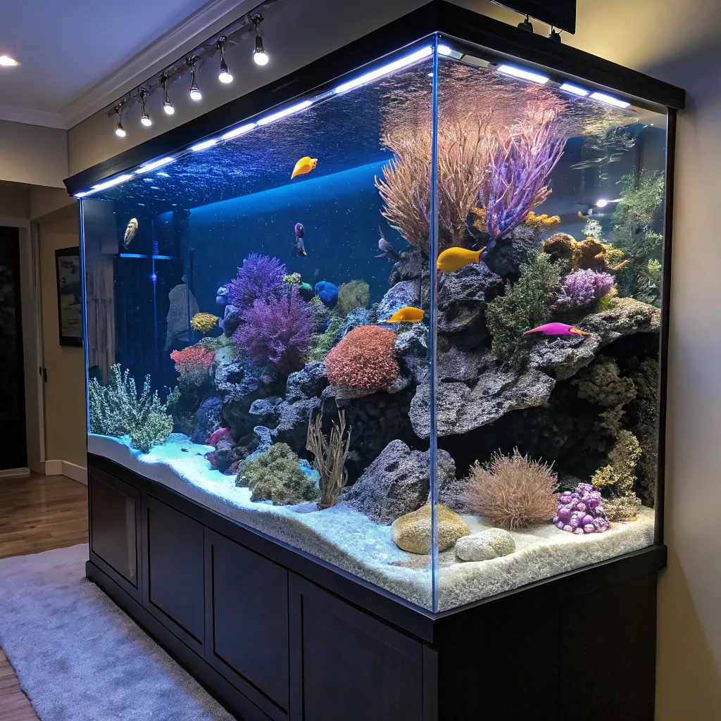 A beautifully set up aquarium display from FREYALONIX