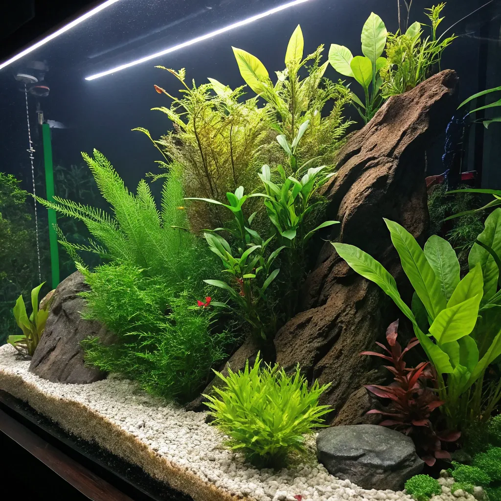 Decorative aquarium plants